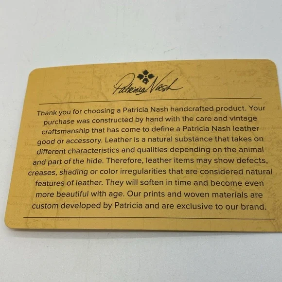 Patricia Nash Crossbody/Backpack British Tan Leather Bag EUC - Picture 8 of 10